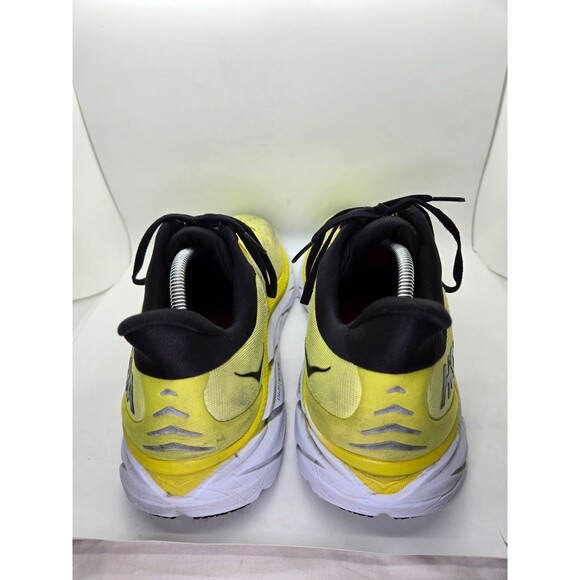 Hoka One One Clifton 8 Shoes Men\'s 12 D Yellow Running Athletic Support Sneakers main image 4